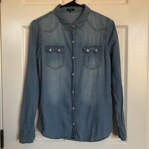 Soft Denim Button-Down